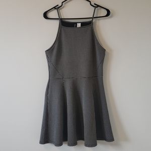 H&M Black and White Dress
